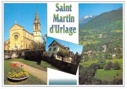 Delcampe - SAINT MARTIN D URIAGE Vue Generale La Villa Des Tilleuls L Eglise 20(scan Recto-verso) MA1078 - Uriage