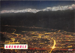 Delcampe - GRENOBLE La Nuit Au Fond La Chaine De Belledonne 22(scan Recto-verso) MA1078 - Grenoble