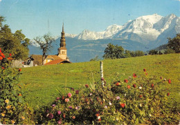 Delcampe - COMBLOUX Le Clocher Dans Le Fond Le Mont Blanc 21(scan Recto-verso) MA1072 - Combloux