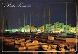 Delcampe - PORT LEUCATE Le Port De Plaisance Vu De Nuit 23(scan Recto-verso) MA1068 - Leucate