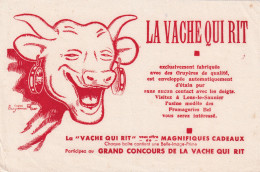 Delcampe - BUV-0292 French Advertising Blotter – La Vache Qui Rit – Cheese - Dairy