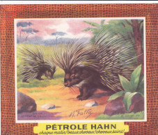 Delcampe - BUV-0166 French Advertising Blotter – Pétrole Hahn – Animal Series – Porcupines - Accumulators