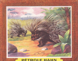 Delcampe - BUV-0160 French Advertising Blotter – Pétrole Hahn – Animal Series – Porcupines - Accumulators