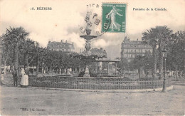 Delcampe - BEZIERS Fontaine De La Citadelle 2(scan Recto-verso) MA1094 - Beziers
