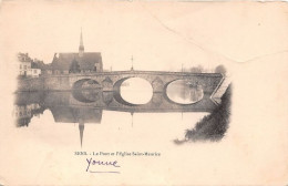 Delcampe - SENS Le Pont De L Eglise Saint Maurice 11(scan Recto-verso) MA1088 - Sens