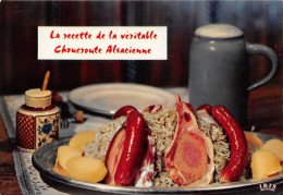 Delcampe - La Recette De La VERITABLE CHOUCROUTE ALSACIENNE 10(scan Recto-verso) MA1084 - Küchenrezepte