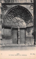 Delcampe - SENS Le Porche Central De La Cathedrale 24(scan Recto-verso) MA1083 - Sens
