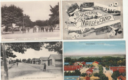 Delcampe - MAILLY LE CAMP - Lot De 4 CPA - Mailly-le-Camp