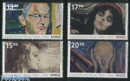 Delcampe - Norway 2013 Edward Munch 4v, Mint NH, Art - Modern Art (1850-present) - Paintings - Ungebraucht