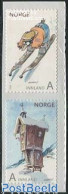 Delcampe - Norway 2013 Christmas 2v S-a, Mint NH, Religion - Sport - Christmas - Skiing - Art - Comics (except Disney) - Ungebraucht
