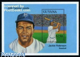Delcampe - Guyana 1993 Jackie Robinson S/s, Mint NH, Sport - Baseball - Sport (other And Mixed) - Baseball