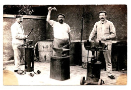 Delcampe - Lavelanet. Forgerons Au Travail.  Carte Photo Mai 1925. - Lavelanet