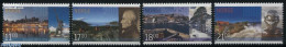 Delcampe - Norway 2016 Cities 4v, Mint NH, Nature - Transport - Various - Water, Dams & Falls - Ships And Boats - Weapons - Art -.. - Ungebraucht
