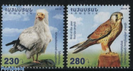 Delcampe - Armenia 2016 Birds Of Prey 2v, Mint NH, Nature - Birds - Birds Of Prey - Arménie