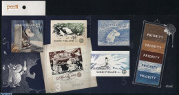 Delcampe - Finland 2017 Moomins 5v S-a In Booklet, Mint NH, Stamp Booklets - Art - Comics (except Disney) - Neufs