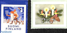Delcampe - Finland 2017 Christmas 2v S-a, Mint NH, Religion - Christmas - Neufs