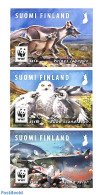 Delcampe - Finland 2018 WWF 3v S-a, Mint NH, Nature - Animals (others & Mixed) - Birds - Fish - Owls - World Wildlife Fund (WWF) .. - Neufs