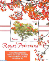 Delcampe - Nevis 2019 Trees S/s, Mint NH, Nature - Trees & Forests - Rotary, Lions Club