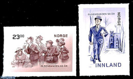 Delcampe - Norway 2019 Olsenbanden 2v S-a, Mint NH, Performance Art - Film - Ungebraucht