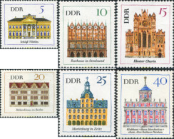 Delcampe - 150641 MNH ALEMANIA DEMOCRATICA 1967 EDIFICIOS - Other & Unclassified