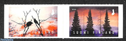 Delcampe - Finland 2020 Art Award 2020 2v, Mint NH, Nature - Birds - Trees & Forests - Neufs