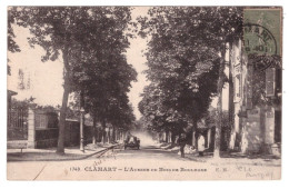 Delcampe - CLAMART L'Avenue Du Bois De Boulogne (carte Animée) - Clamart