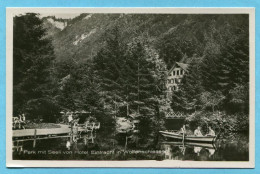Delcampe - Wolfenschiessen 1932 - Park Mit Seeli Von Hotel Eintracht - Wolfenschiessen
