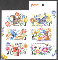 Delcampe - Finland 2021 Take Care Of Animals 6v S-a In Booklet, Mint NH, Nature - Animals (others & Mixed) - Bees - Birds - Butte.. - Neufs