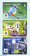 Delcampe - Finland 2021 Europa, WWF 3v S-a, Mint NH, History - Nature - Europa (cept) - Animals (others & Mixed) - Birds - Butter.. - Neufs
