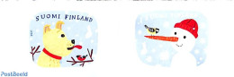 Delcampe - Finland 2021 Snow 2v S-a, Mint NH, Nature - Birds - Dogs - Neufs