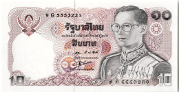 Delcampe - #2398 - Thaïlande 10 Baht 1980 - Thaïlande