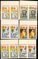 Delcampe - Togo 1966 Red Cross 6 Imperforated Pairs, Mint NH, Health - Red Cross - Croix-Rouge