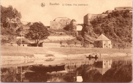 Delcampe - Bouillon - "Le Château (Vue Postérieure)" - Kasteel Van Bouillon, Achterzijde Gezien Vanaf De Semois - Bouillon
