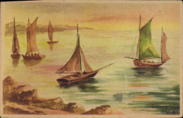 Delcampe - CPA Bateau Voilier - Fischerei
