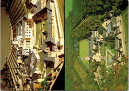 Delcampe - Florenville - "Abbaye Notre-Dame D'Orval" - Maquette 1790 En Luchtfoto 1980 Van De Abdij - Florenville