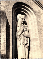 Delcampe - Florenville - "Notre-Dame D'Orval" - Abdij Van Orval, Reliëfsculptuur Madonna Met Kind - Florenville