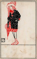 Delcampe - Wiener Werkstätte SINGER, Susi Nr. 754  II (fleckig) - Wiener Werkstätten