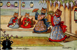 Delcampe - Wain, Louis Katzen Personifiziert 1907 I-II Chat - Wain, Louis