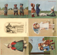 Delcampe - Kruse, Käthe Puppen Lot Mit 6 AK - Spielzeug & Spiele