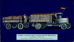 Delcampe - Bier Brauerei Patzenhofer, Armee-Lastzug I-II Bière - Bierbeek