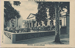 Delcampe - X117045 BOUCHES DU RHONE ARLES SUR RHONE HOTEL RESTAURANT JULES CESAR - Arles