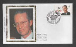 Delcampe - FDC Zijde : Nr 2415 Stempel: Brussel 1000 Bruxelles - 1991-2000