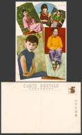 Delcampe - China Old Colour Postcard 5 Beautiful Chinese Women Ladies Girls Foot Binding 纏足 - China