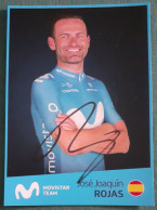Delcampe - Autographe Jose Joaquin Rojas Movistar - Radsport