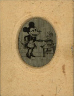Delcampe - Walt Disney Sehr Frühes Minnie Maus-Bild (ca. 4cm) Im Rahmen - Humor