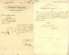Delcampe - Autograph/Autogramme Bayern, Sammlung Von 38 Amtlichen Schriftstücken Mit Unterschriften. München, Augsburg, Kempten Etc - Andere & Zonder Classificatie