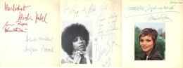 Delcampe - Autograph/Autogramme Gästebuch Hotel Kurhaus Bad Kreuznach Mit Hunderten Eintragungen Und Unterschriften U.a. Roberto Bl - Andere & Zonder Classificatie