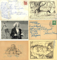 Delcampe - Autograph/Autogramme Glattacker, Adolf (1878-1971) Maler. Lot Mit 21 Meist Handgeschriebenen AK - Andere & Zonder Classificatie