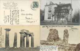 Delcampe - Autograph/Autogramme KARL MAY Lot Mit 4 Foto-AK Mit Eigenhändigen Aufnahmen Und Handschriftlichen Beschriftungen Klara M - Andere & Zonder Classificatie