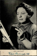 Delcampe - Autograph/Autogramme Karlstadt, Liesl Mit Original-Unterschrift 1957 - Andere & Zonder Classificatie